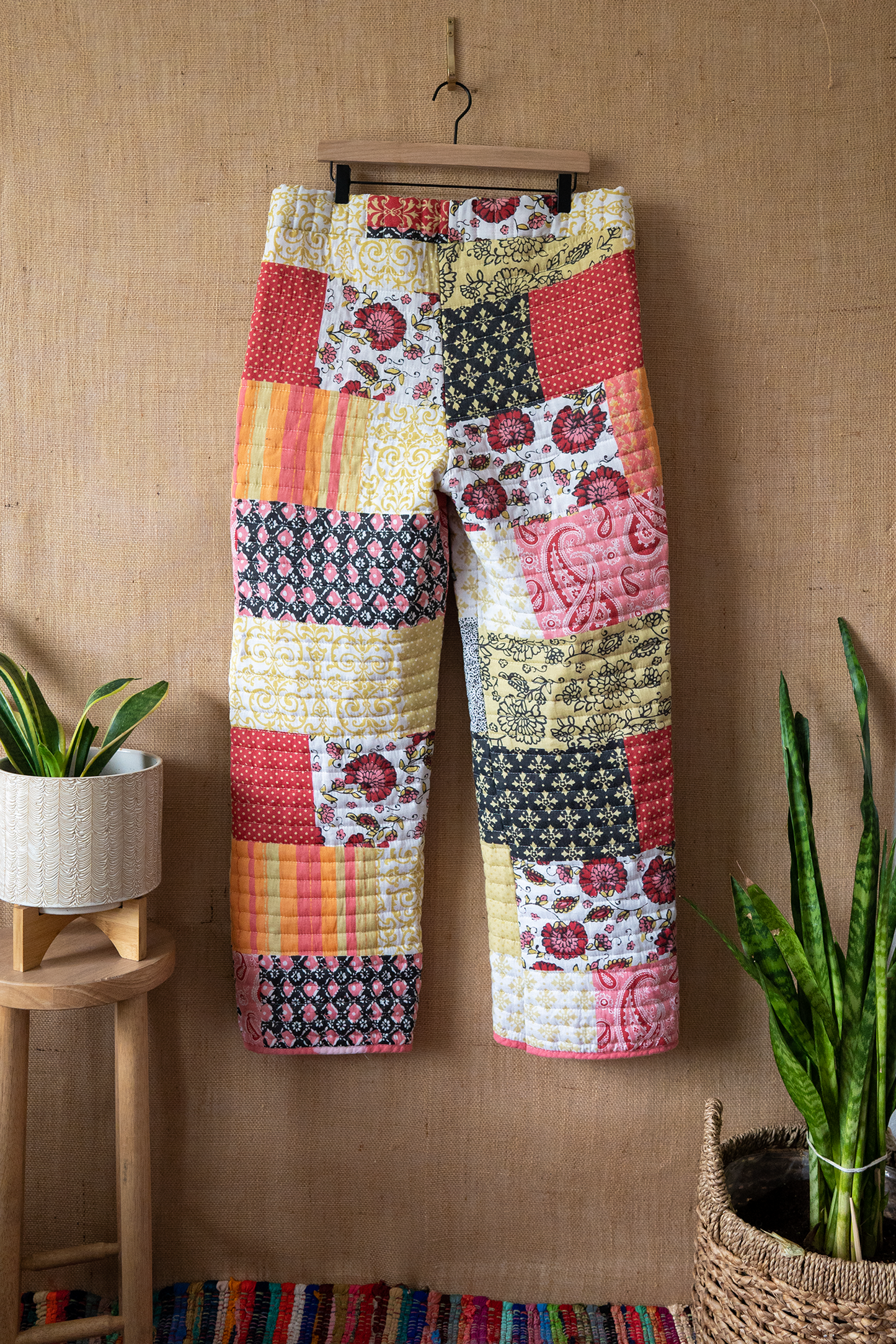 Patchwork Quilted Pants